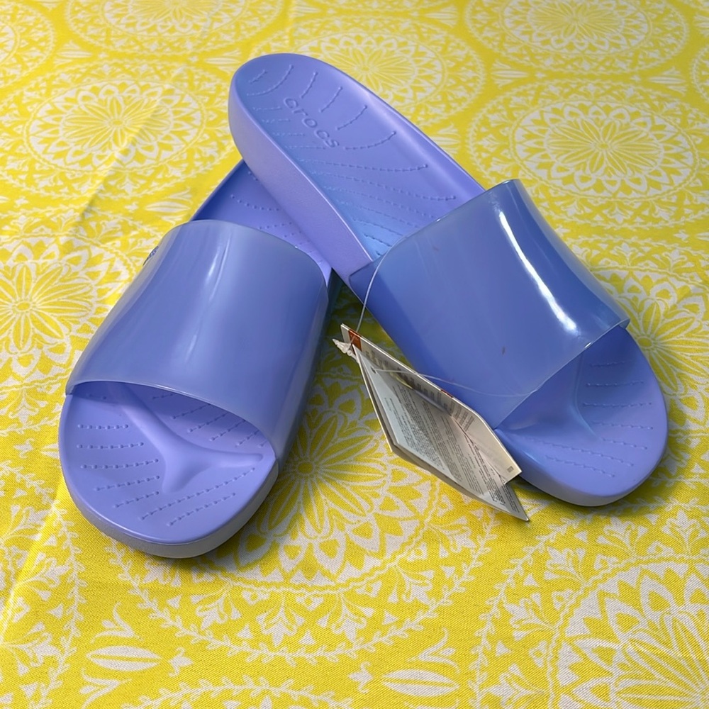 Crocs splash glossy slides